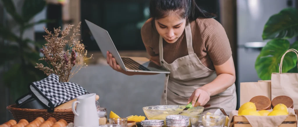 How students build portfolios in baking school through photos, projects, and exams